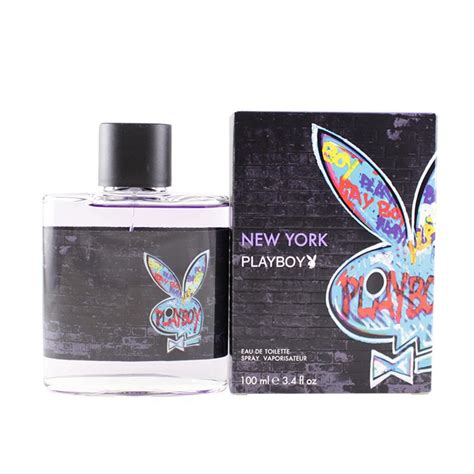 Playboy New York Eau De Toilette Spray, 3.4 Ounce.